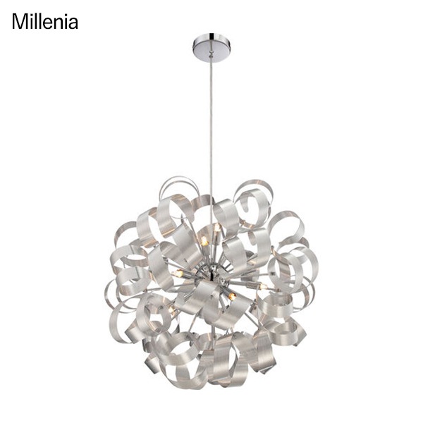 【QUOIZEL】アメリカ・デザイン照明 ペンダントライト 12灯「Ribbons」全4色(Φ585×H585mm)