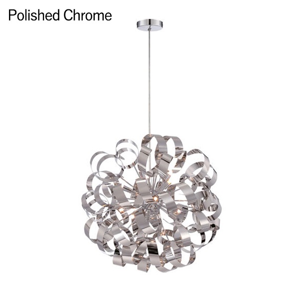 【QUOIZEL】アメリカ・デザイン照明 ペンダントライト 12灯「Ribbons」全4色(Φ585×H585mm)