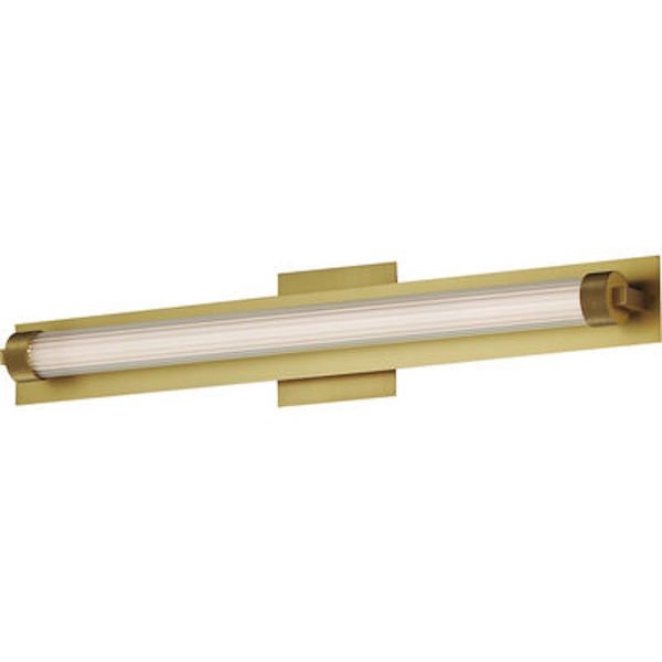 【ET2】アメリカ・LEDウォールライト「Doric」ゴールド（W648×D77×H121mm）