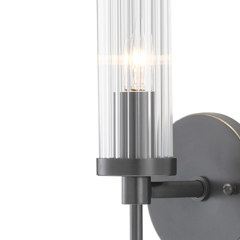 【CURREY】アメリカ・ウォールライト 1灯「Bellings」ブロンズ（W110×D130×H320mm）