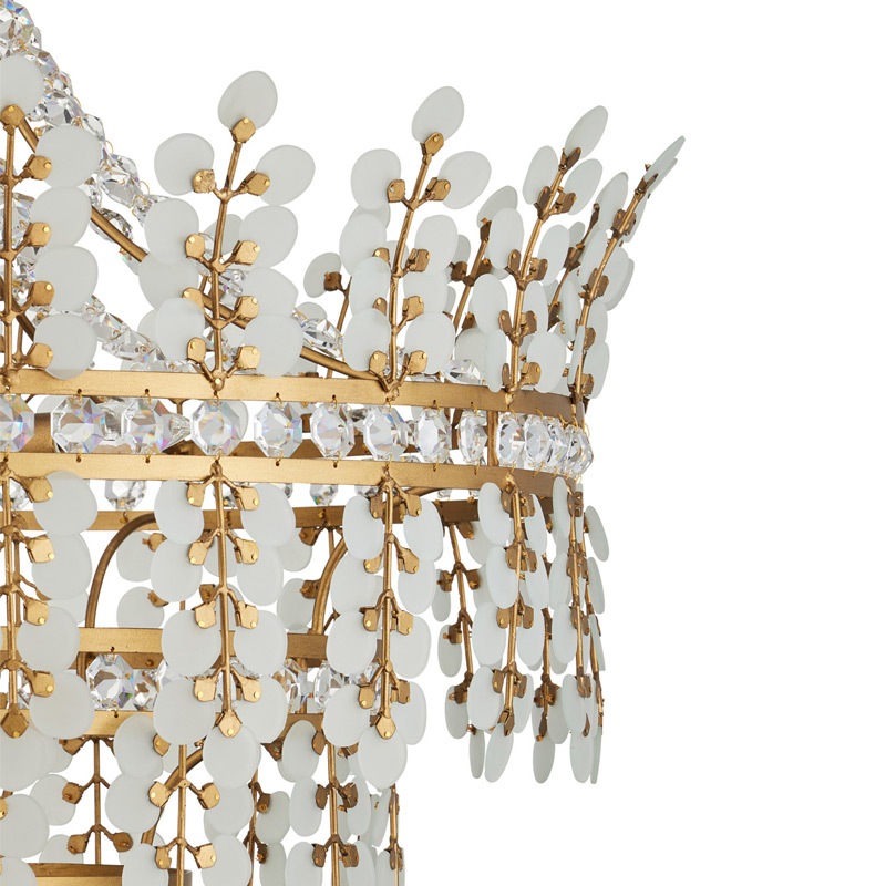 CURREY】アメリカ・デザイン照明 クリスタルシャンデリア 4灯