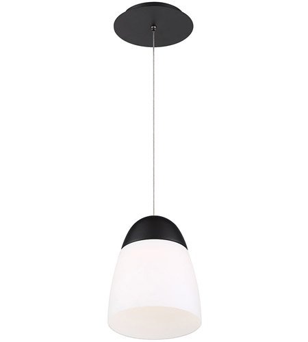 【WAC LIGHTING】ブラックミニペンダントライト「Dimple」1灯（L179×W179×H224mm）