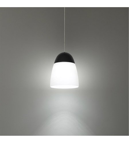 【WAC LIGHTING】ブラックミニペンダントライト「Dimple」1灯（L179×W179×H224mm）
