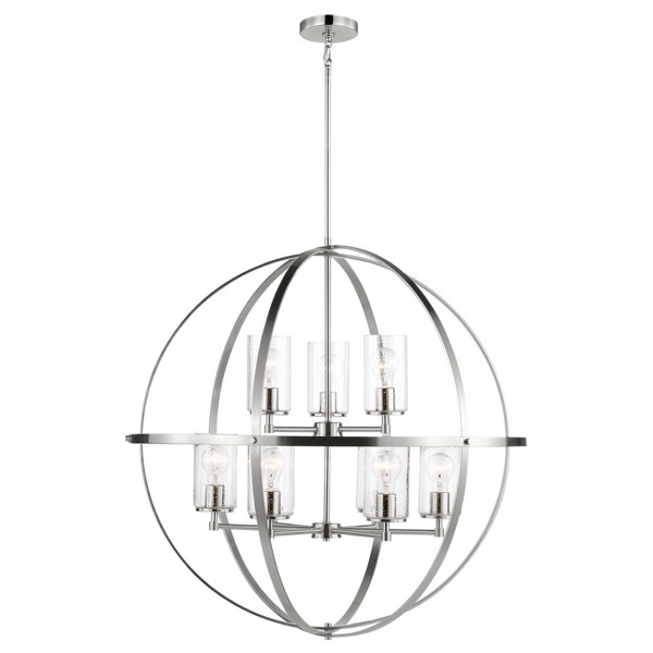 【TECH LIGHTING】アメリカ・モダン照明 モダンシャンデリア「Alturas Nine Light Chandelier」LED照明 シルバー（Φ826×H829mm）