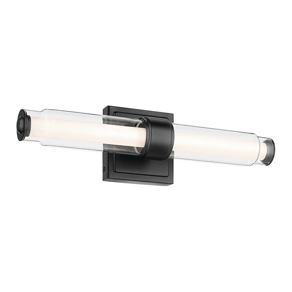【Kichler】アメリカ ウォールライト「Laurene Vanity Light」1灯 ブラック(W470mm×H127mm)