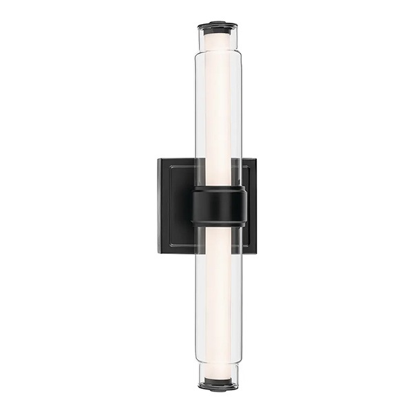 【Kichler】アメリカ ウォールライト「Laurene Vanity Light」1灯 ブラック(W470mm×H127mm)