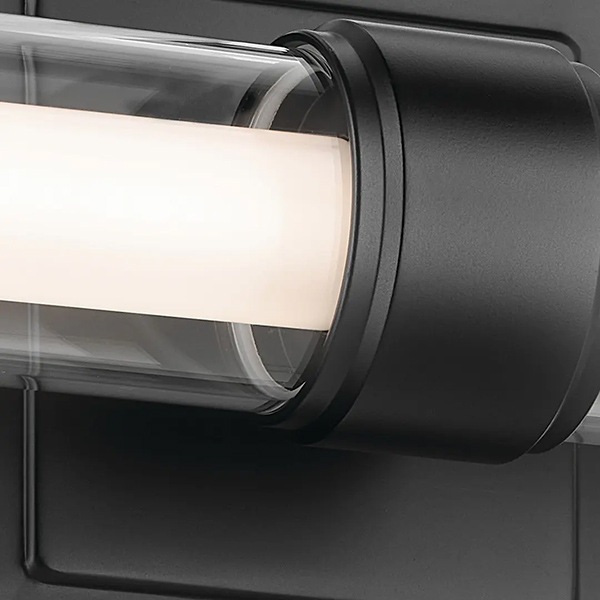 【Kichler】アメリカ ウォールライト「Laurene Vanity Light」1灯 ブラック(W470mm×H127mm)