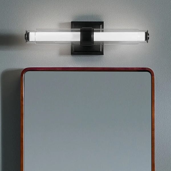 【Kichler】アメリカ ウォールライト「Laurene Vanity Light」1灯 ブラック(W470mm×H127mm)