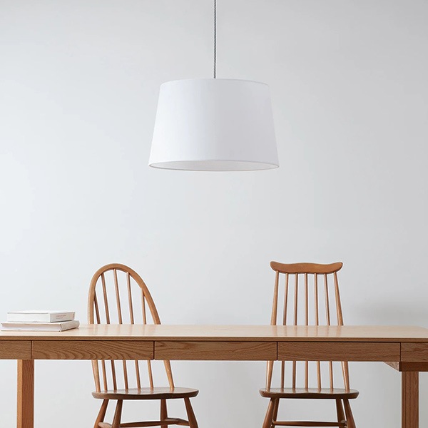 エスプレッソペンダント「Espresso」1灯　ホワイト・ブラウン（φ480×H300mm）