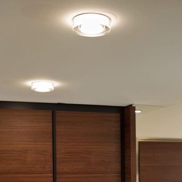 Fabbian】イタリア デザイン照明 ダウンライト「LEI」クリア／ホワイト