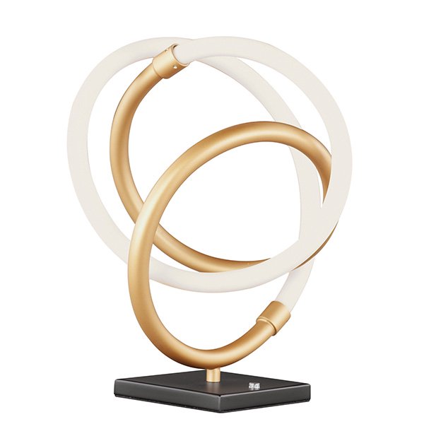 【ET2】アメリカ・LEDループテーブルランプ「MOBIUS」1灯(W270×D310×H360mm)