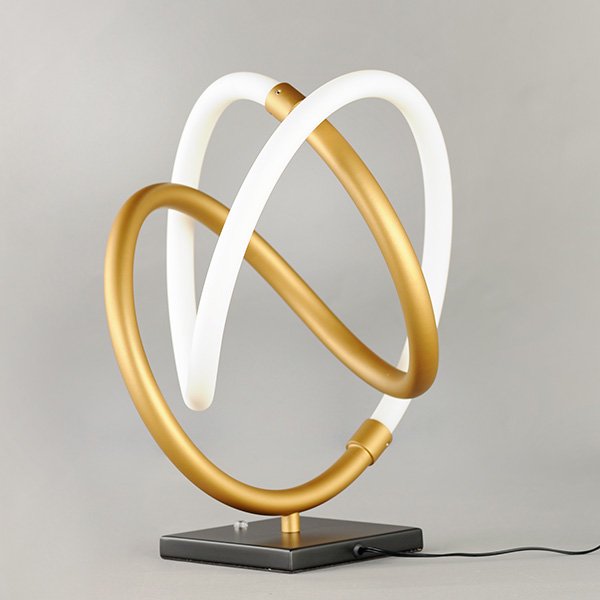【ET2】アメリカ・LEDループテーブルランプ「MOBIUS」1灯(W270×D310×H360mm)