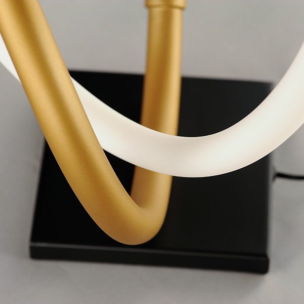 【ET2】アメリカ・LEDループテーブルランプ「MOBIUS」1灯(W270×D310×H360mm)