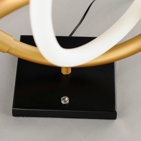 【ET2】アメリカ・LEDループテーブルランプ「MOBIUS」1灯(W270×D310×H360mm)