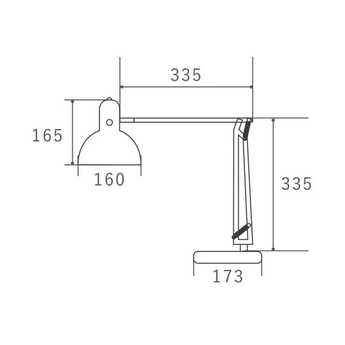 【HERMOSA】カールトンデスクランプ「CALTON DESK LAMP」1灯・全3色