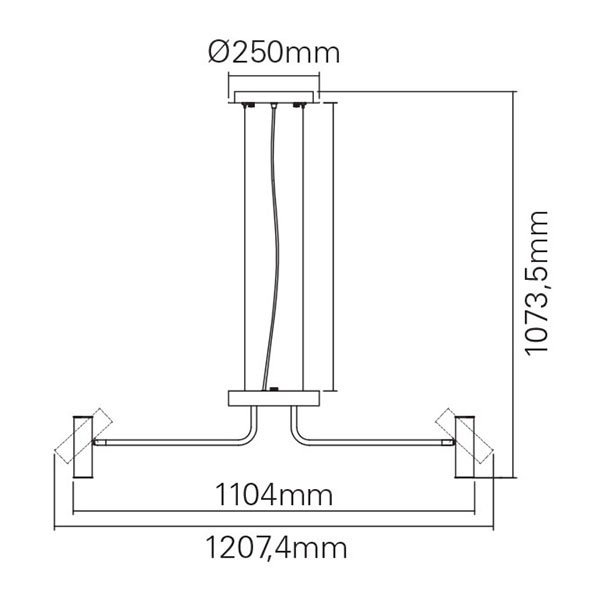 【MARETTI】オランダ・ペンダントライト「HICKS」10灯  ブラック（W1104×H1073.5mm）