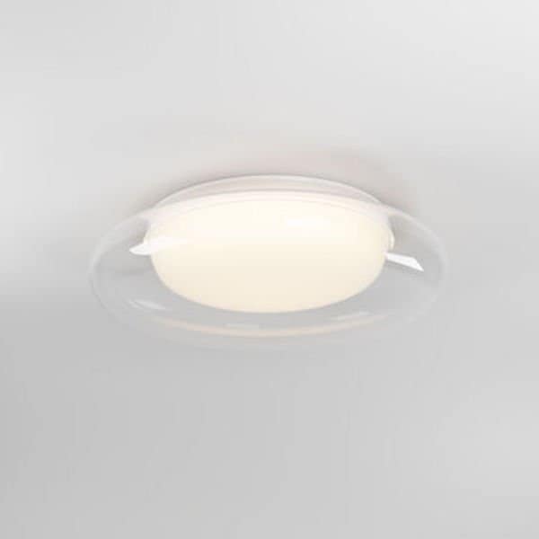 【ET2】アメリカ・LEDシーリングライト「Bubble」クリア(W350×D350×H83mm)