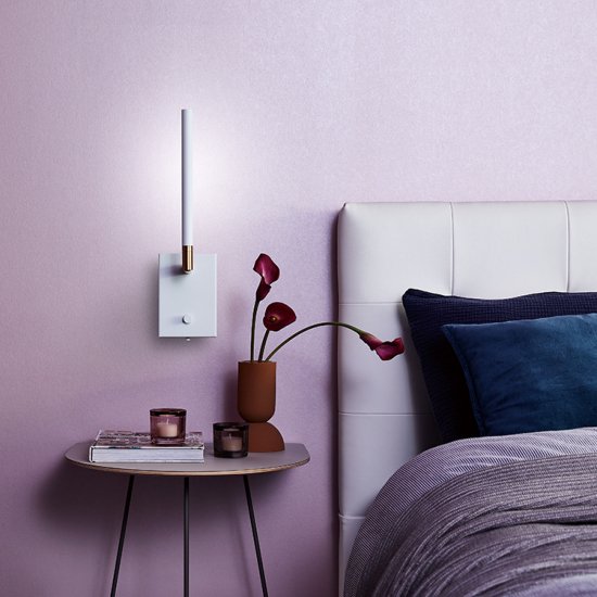ビジョンLEDウォールランプ 「Vision LED-wall lamp」ホワイト／ブラック (H295×D200mm)【業販対象外】