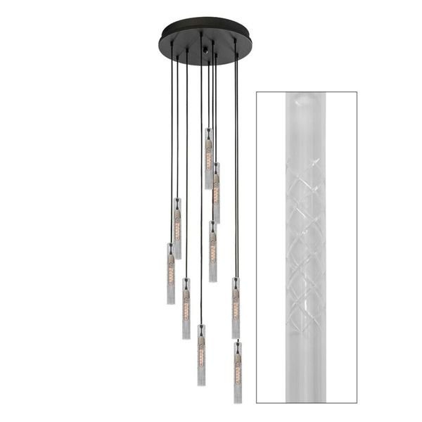 【MARETTI】オランダ・ペンダントライト「ICON」9灯 CLEAR(φ600×H1500mm)