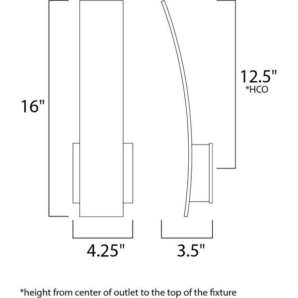 【ET2】アメリカ・アウトドアウォールライト「ALUMILUX PRIME」1灯（W110×D90×H410mm）