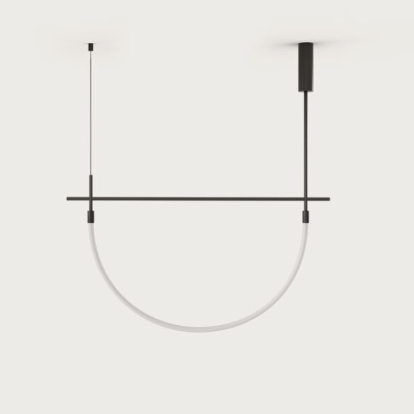 【aromas】 スペイン・インテリア照明「CRAM」ペンダントライト ブラック／ゴールド（W1100×H450mm)