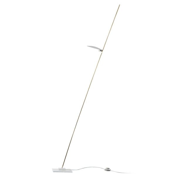 「Lederam F1」デザイン照明フロアランプ ブラック(Φ170×W581×H1752mm)