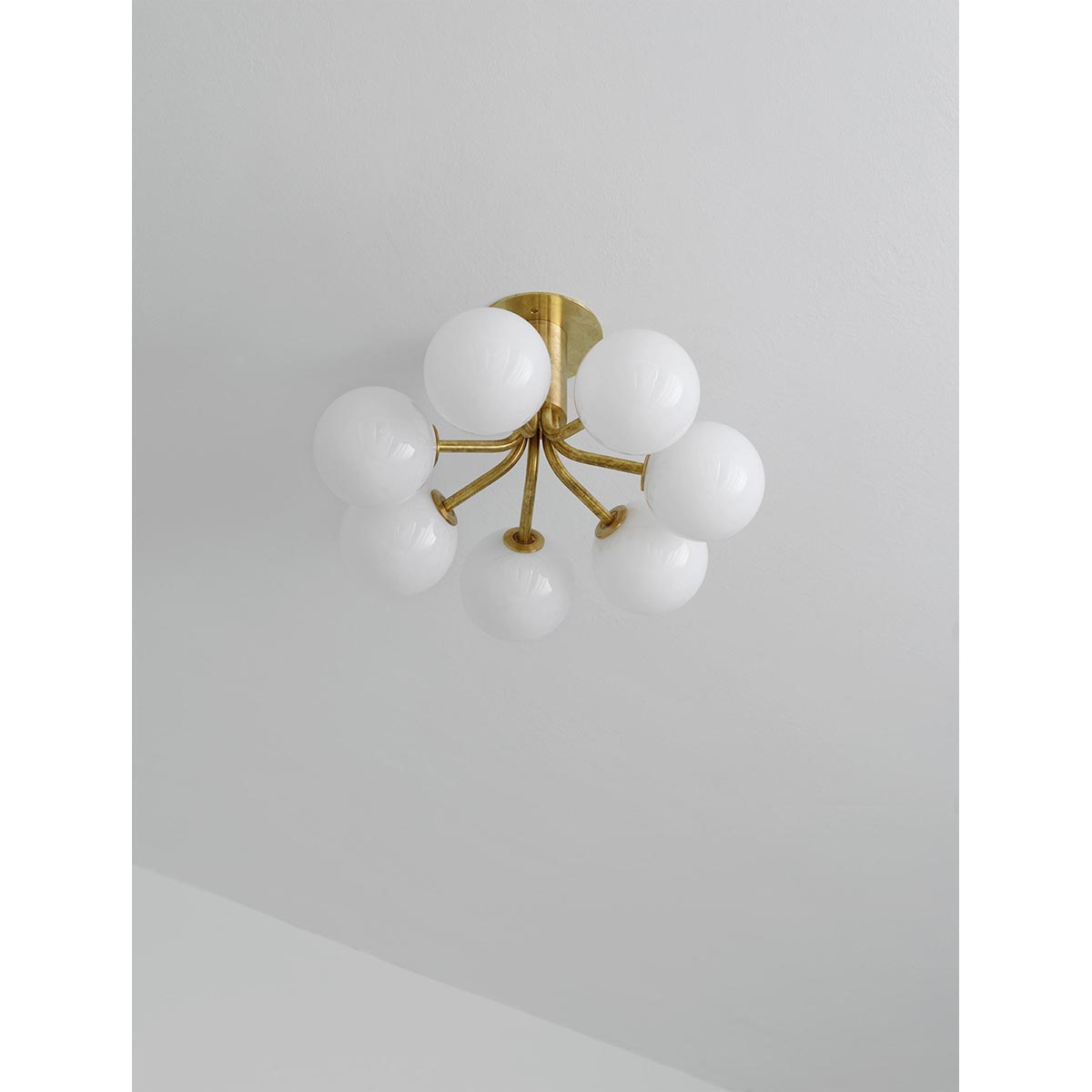 【ALLIED MAKER】 アメリカ・インテリア照明「Tangent 7 Flush Mount」シーリングライト 7灯 カスタムカラー (W464×D470×H261mm)