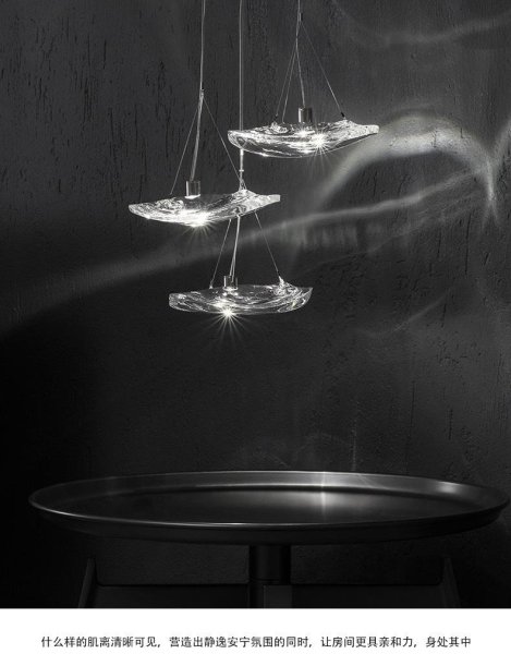 インテリア照明 ペンダントランプ ガラス石 イタリアデザイン（Φ25・30