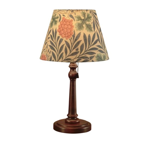 【William Morris】アンティーク調シェードテーブルライト・ヴァイン葡萄(φ250×H450mm)