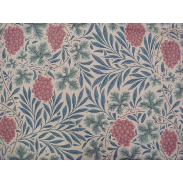 【William Morris】アンティーク調シェードテーブルライト・ヴァイン葡萄(φ250×H450mm)