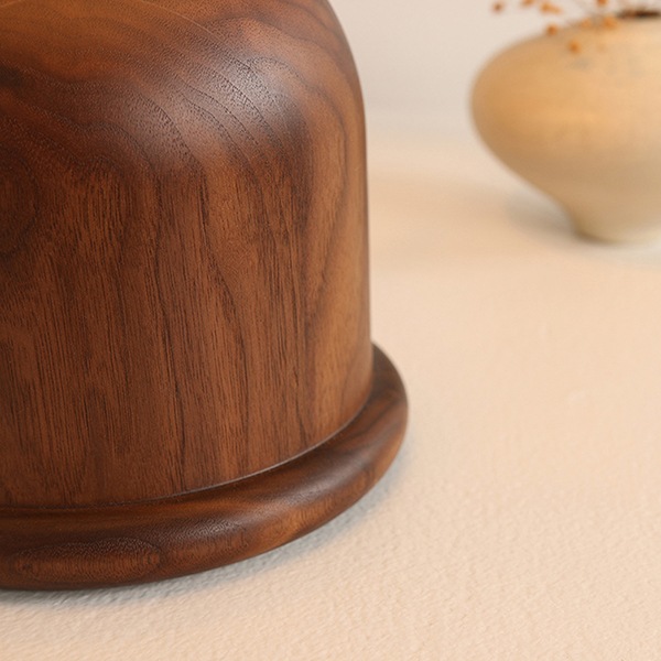 【WorkOf】アメリカ・デザイン照明 テーブルライト「Beacon Table Lamp」ウォールナット／メープル 1灯（φ280×H458mm）