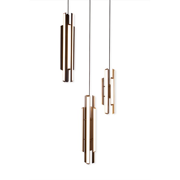 【WorkOf】アメリカ・デザイン照明 ペンダントライト「CHIME PENDANT 23」 6色（W191×D178×H585mm）