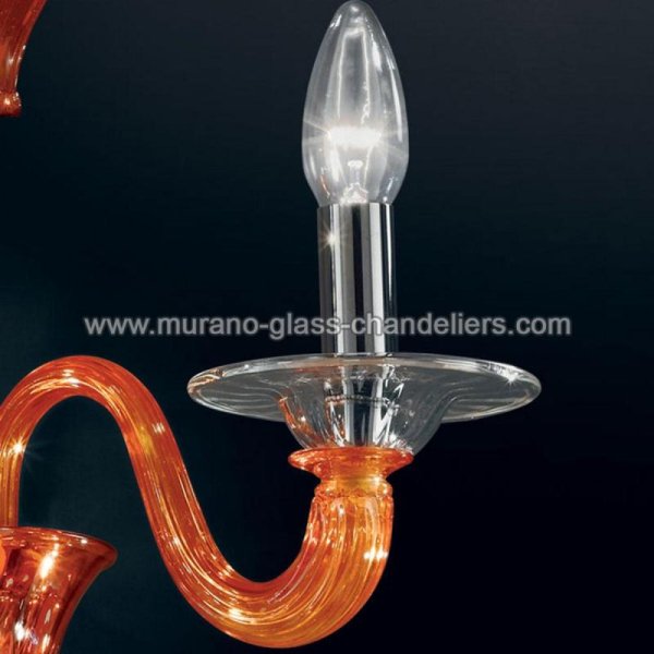 【MURANO GLASS CHANDELIERS】イタリア・ヴェネチアンガラスウォールライト2灯「ETERE」（W350×D240×H500mm）