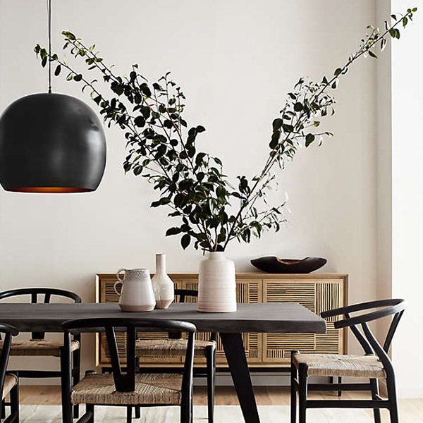 アメリカ・デザイン照明 モダンペンダントライト「Elara」Black・1灯