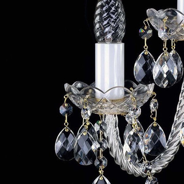 【ART GLASS】クリスタルブラケット「MONIQUE」2灯(W395xD220xH370mm)