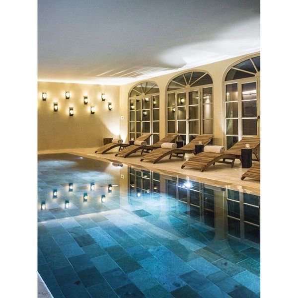 【MARETTI】オランダ・LEDウォールライト「KAARS PLATEAU」1灯 BLACK（W120×H300mm）