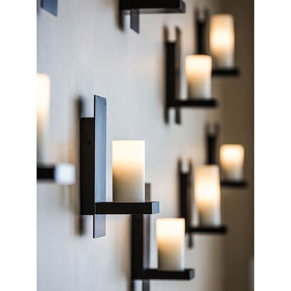 【MARETTI】オランダ・LEDウォールライト「KAARS PLATEAU」1灯 BLACK（W120×H300mm）