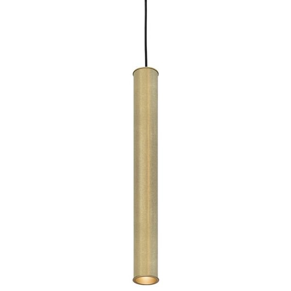 【MARETTI】オランダ・LEDペンダントライト「HICKS」1灯  BRASS（φ54×H450mm）