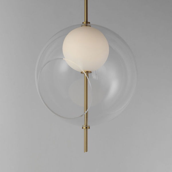 【ET2】アメリカ・ペンダントライト「Martini」 ゴールド（W401×D401×H502mm）