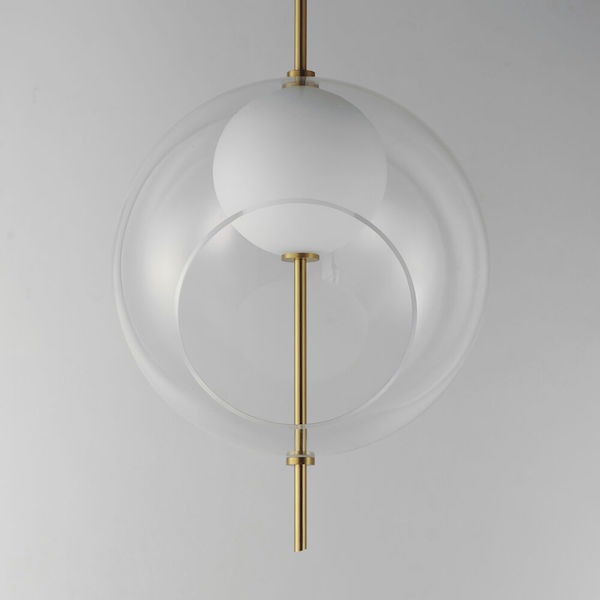 【ET2】アメリカ・ペンダントライト「Martini」 ゴールド（W401×D401×H502mm）