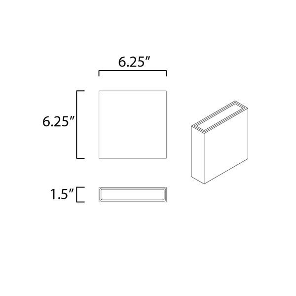 【ET2】アメリカ・アウトドアウォールライト「BRIK」2灯（W160×D40×H160mm）
