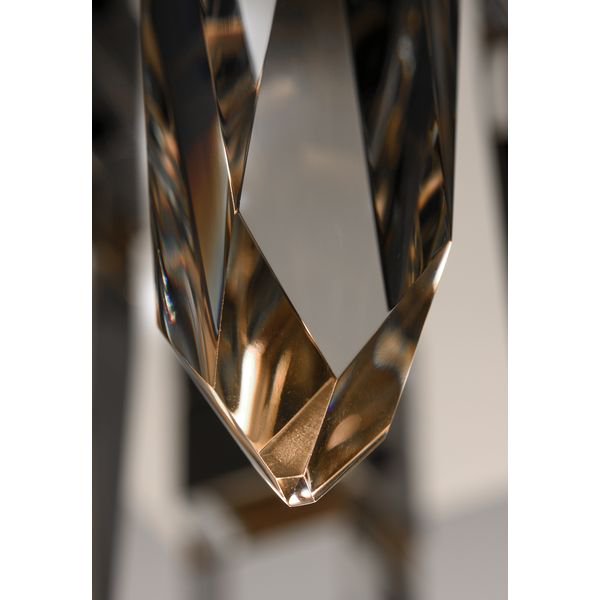 【ET2】アメリカ・シーリングペンダントライト「QUARTZ」6灯（W1000×L150×H530-3610mm）