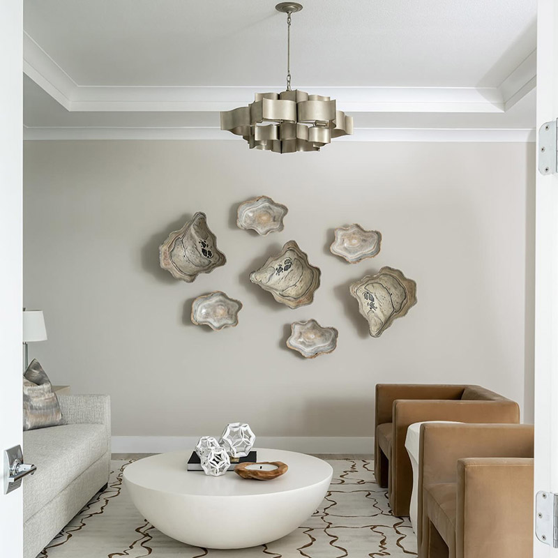 【CURREY】アメリカ・シャンデリア 6灯「Grand Lotus」L シルバー（D762×H406mm）