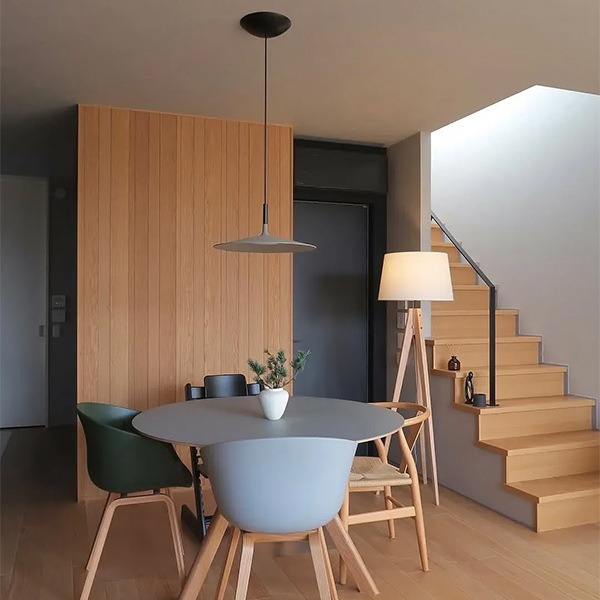 エスプレッソフロアーランプ「Espresso」1灯　ホワイト・ブラウン（φ480×H1500mm）