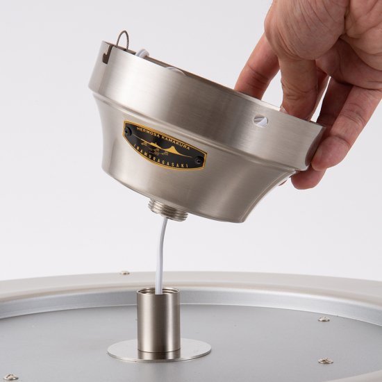 【HERMOSA】ニール シーリングランプ「NEIL CEILING LAMP」シルバー（W455×H220mm）