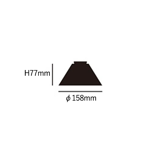 トランスミニシェード「Trans mini shade」全3色（φ158×H77mm）【業販対象外】