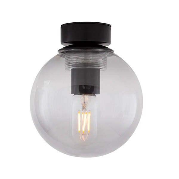 【Mullan】アイルランド・「VENICE」ガラスシェードシーリングライト1灯（W170×H210mm）