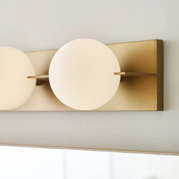 【TECH LIGHTING】アメリカ・ウォールライト「Orbel 3-Light Bath」ゴールド(W610×D173×H127mm)