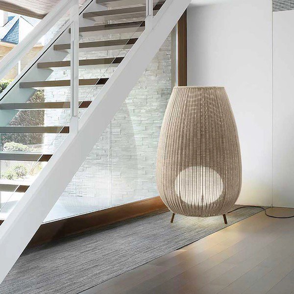 【Bover】 スペイン・アウトドア インテリア照明「Amphora 02」Brown (Φ800×H1230mm)