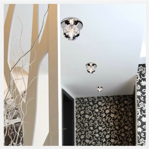 1台在庫有！】【リーズナブル】LEDシーリングライト クリスタル照明